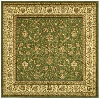   LNH212B Ivory and Black Square Area Rug, 6 Feet: Home & Kitchen