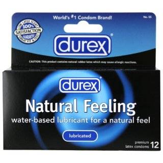 Durex Natural Feeling   Water based Lubricant for a Natural Feel, 12 