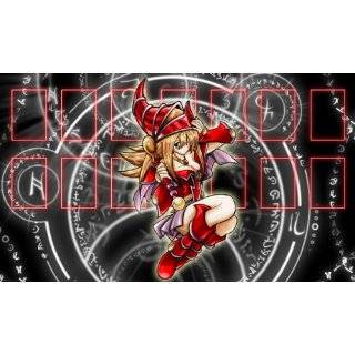 Yugioh Red Dark Magician Girl on Spell / Rune Circles Custom Playmat 