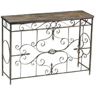  43 Iron Cast/Marble Rectangular Foyer Console Table: Home 
