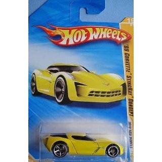 Hot Wheels 09 Corvette StingRay Concept (Yellow)   2010 New Models #19 