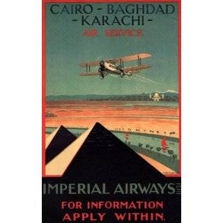 AIRPLANE AIR SERVICE CAIRO BAGHDAD KARACHI IMPERIAL AIRWAYS EGYPT 