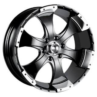  Ion Alloy 136 Black Wheel with Machined Lip (15x6/6x139 