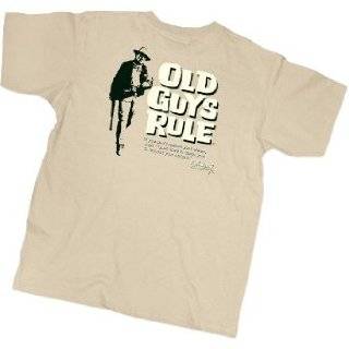   : John Wayne Old Guys Rule A Mans Got To Do Mens T Shirt: Clothing