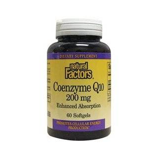 Natural Factors Coenzyme Q10 400mg Softgels, 60 Count Natural Factors 