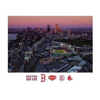  Night Skyline Boston B&W Premium Wall Graphic 5FT (60 x 