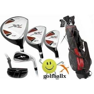 Boys XV 13 Piece Combo Golf Club Set w460cc Driver, Stand Bag & Free 