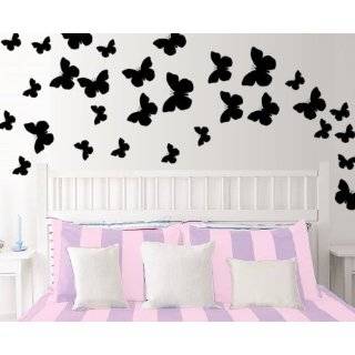  BUTTERFLY White Vinyl sticker/decal (Bugs,decorating,glass 