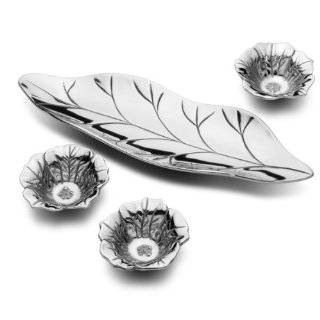   Armetale Anemone Flower Serving Bowl, 13 1/2 Inch: Kitchen & Dining
