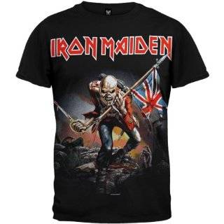  Iron Maiden   The Trooper T Shirt: Clothing