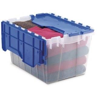 GSC 181108 Mini Flip Top Tote Clear Base with Blue Lid  