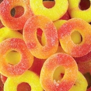  Trolli Gummi Peach Rings, 4lb Bag 