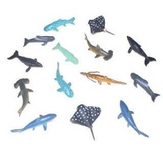  ~ 12 ~ Vinyl Fish SEA Ocean Animals ~ 2 to 2.5 Inch ~ NEW 