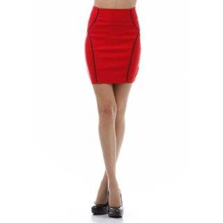 Fashionable Princess Seam Pencil Cut Office Mini Skirt
