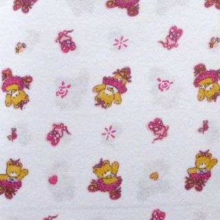Luvable Friends Fitted Knit Crib Sheet, Traditional Pink Print