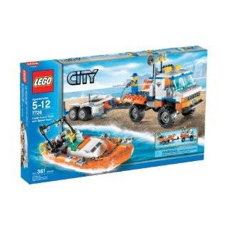  LEGO 7739 City Coast Guard Patrol Boat and Tower: Toys 