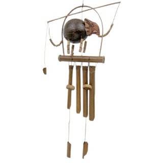  Asli Arts Collection CEL326 Elephant Bamboo Wind Chime 
