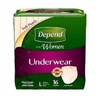  Depend Underwear for Women, Extra Absorbency, Large, 36ct 