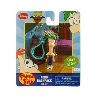  Phineas and Ferb, Perry Backpack Clip Toys & Games
