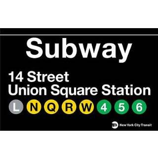 New York City Subway Union Square Metal Sign