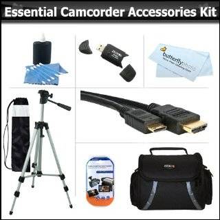 Essential Accessory Kit For Toshiba Camileo H30 X100 HD Camcorder 