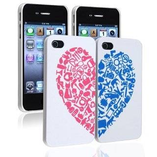  Love Swarovski Crystal iPhone 4 and 4S Case   Couple Set 