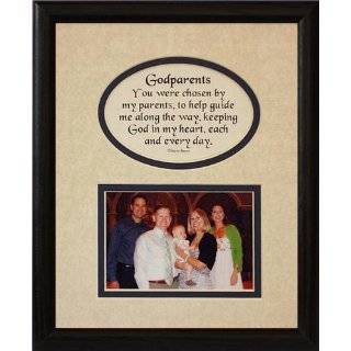 From Godchild on Baptism or Christening Day   Godparent Picture Frame 