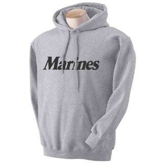 Marines Hooded Sweatshirt   Military Style Physical Training 