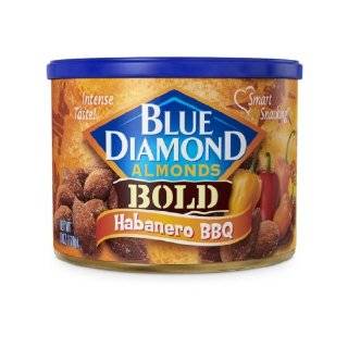 Blue Diamond Habanero BBQ Almond (Pack of 12)  Grocery 