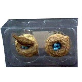  4 Poly Bird In Nest Ornament Case Pack 96