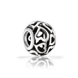   Bead Filigree 925 Sterling Silver Compatible with Pandora Bead Charms