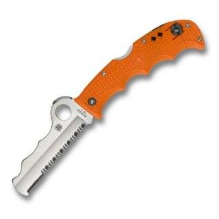 Spyderco Assist I Orange Handle Rescue Knife