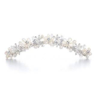  Pearl and Crystal Bridal Comb Jewelry