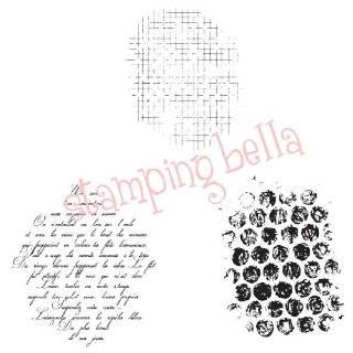  Stamping Bella Unmounted Rubber Stamp, I Am Script Arts 