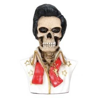 Elvis   Collectible Skeleton Figurine Statue Sculpture Figure Skull