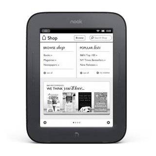   & Noble Nook Simple Touch eBook Reader (NEWEST model, WIFI Only