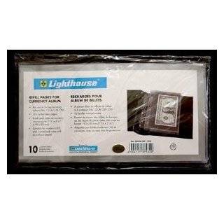 10 Pack Refill Pages for Small Currency Banknote Album by Lighthouse