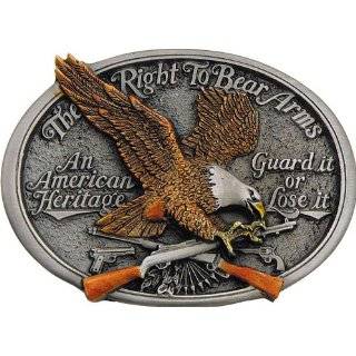 SECOND AMENDMENT THE RIGHT TO KEEP AND BEAR ARMS BELT BUCKLE