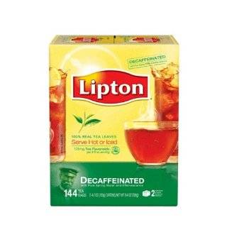 Lipton Tea Bags, Decaffeinated Cup Size 72 Count, 4.7 Ounce Boxes 