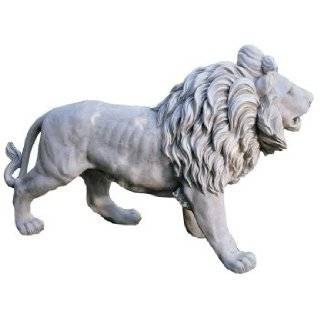  Emsco Group 2211 Poly Guardian Lion Statue Granite 28 Inch 