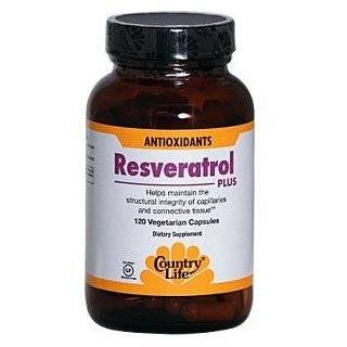 Country Life Resveratrol Plus (veg Caps), 120 Count
