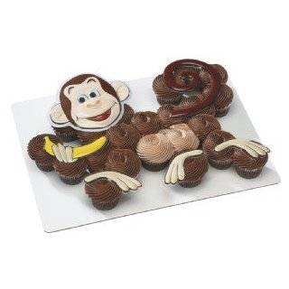 Fuzzy Jungle Monkey Cake Topper 