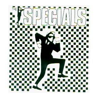 The Specials   Rude Boy on Ska Checkers with Logo   Sticker / Decal