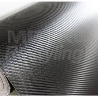 Black Metro 3D Flexible Carbon Fiber Vinyl Wrap Film 24x12