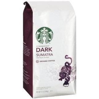 Starbucks Sumatra Coffee (Extra Bold), Ground, 12 Ounce Bags (Pack of 