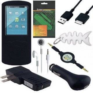  6 Items Accessories Bundle Kit for Sony Walkman NWZ E463 