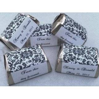  Wedding Candy wrappers/stickers/labels for miniature chocolate 