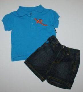 Rocawear Baby Boy Two piece Polo and Jean Set (3/6 Months