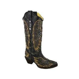 Corral Boot Womens WITH HEART PEACE SIGN Leather Boots