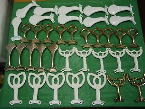 Lot Of 37 Vintage Ceiling Fan Blade Paddle Arms Replacement